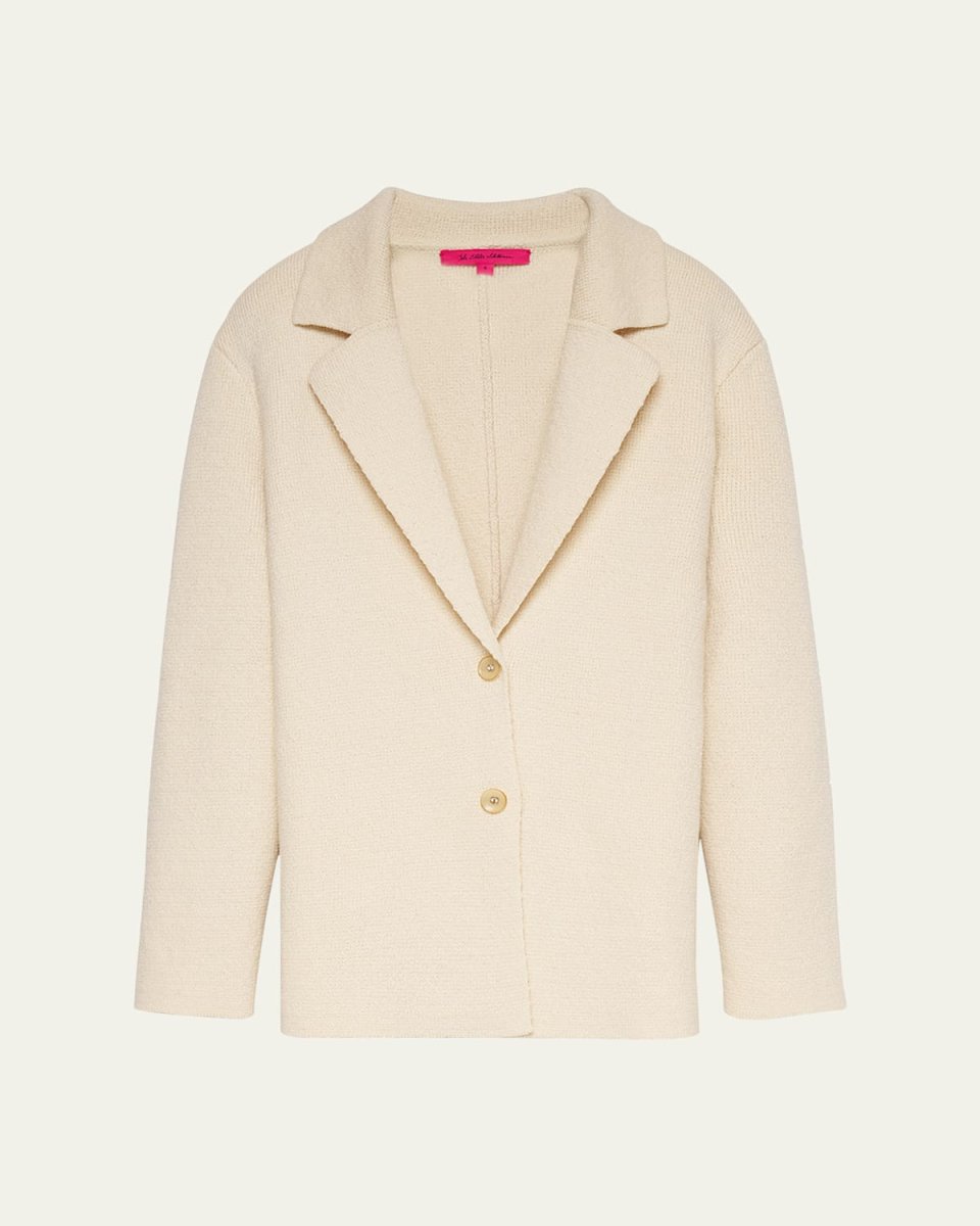 Nora Knit Single-Breasted Blazer